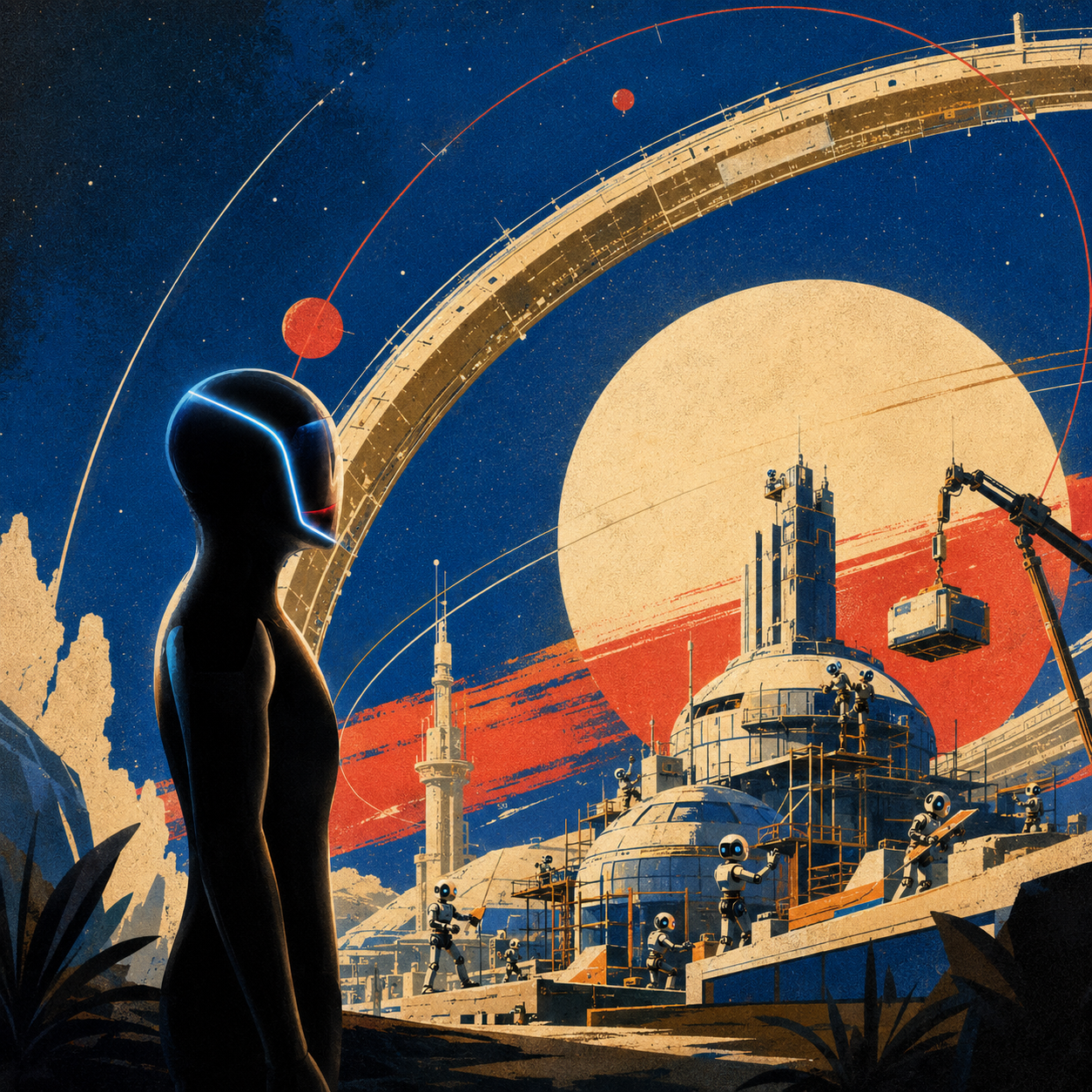 A machine that helps build civilization